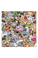 Cartoon Animal Stickers Set