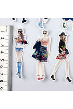 Fashionable Scrapbooking Sticker Set