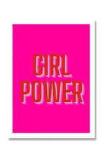 Girl Power' Motivational Canvas Poster