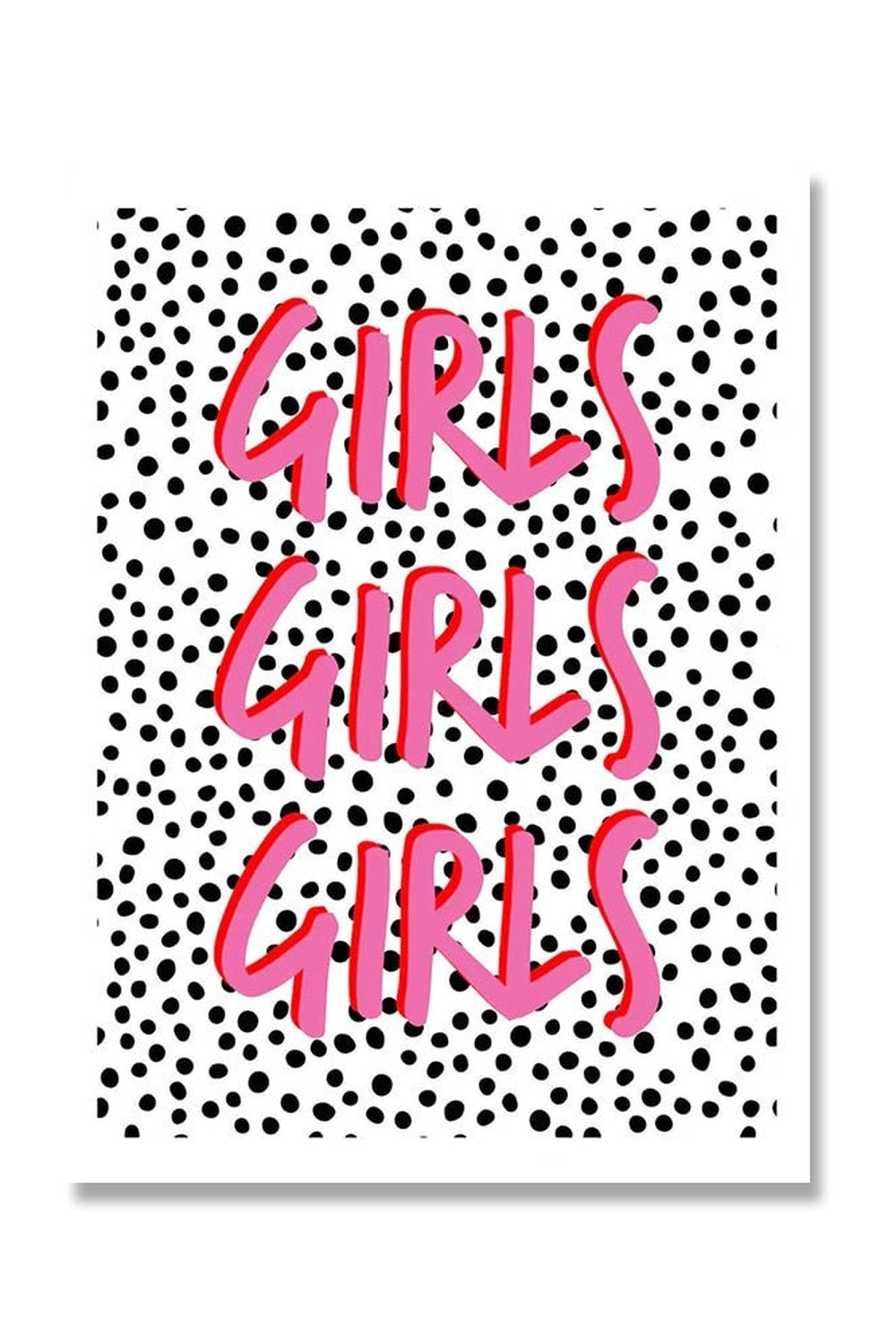 Girl Power' Motivational Canvas Poster