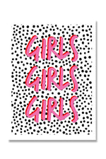 Girl Power' Motivational Canvas Poster