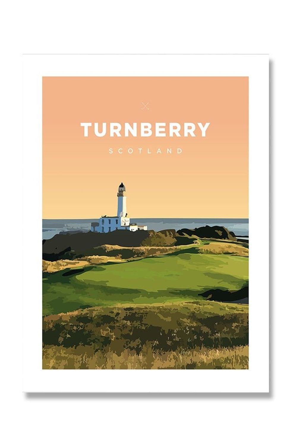 Golf Club Classic Canvas Poster