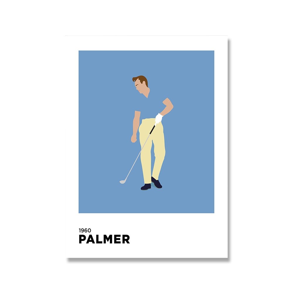 Aesthetic Golf Legend Canvas Poster