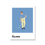 Golf Legend Iconic Canvas Poster