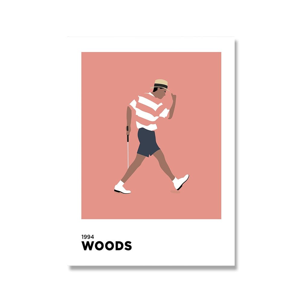Aesthetic Golf Legend Canvas Poster