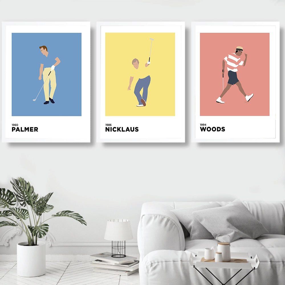 Aesthetic Golf Legend Canvas Poster