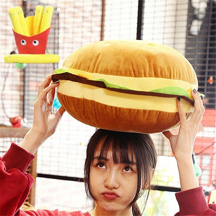 Yummy Hamburger Shape Pillow