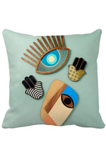 Hamsa Sign Decorative Pillow Case