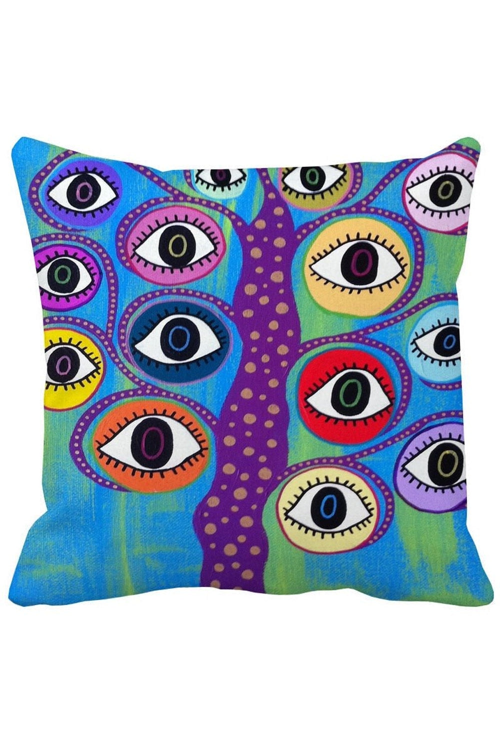 Hamsa Sign Decorative Pillow Case