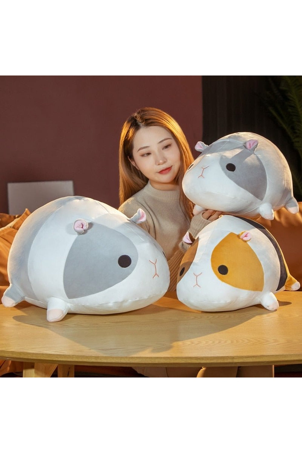 Adorable Hamster Soft Pillow