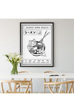 Japanese Ramen Themed Canvas