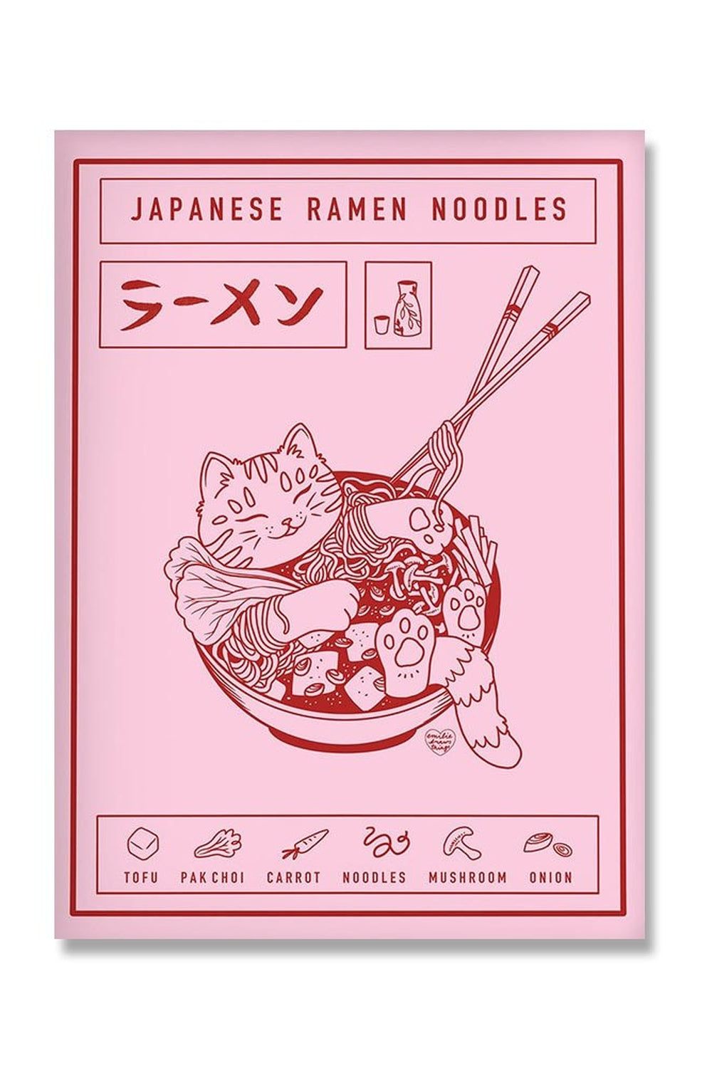 Japanese Ramen Themed Canvas