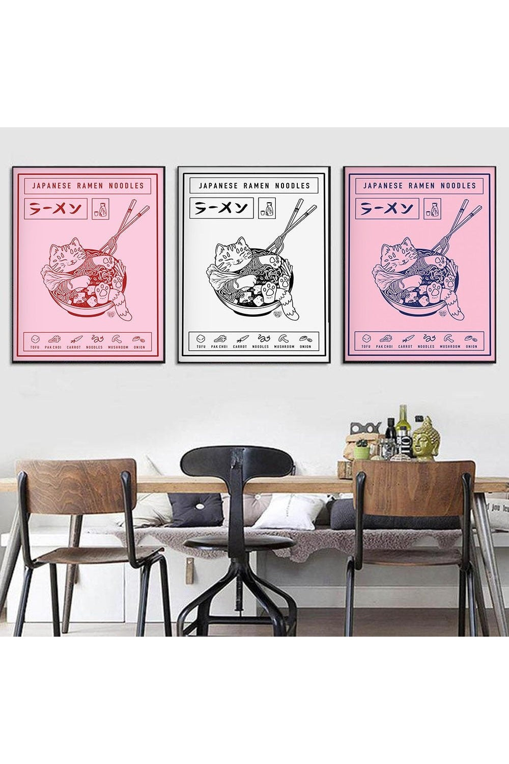 Japanese Ramen Themed Canvas