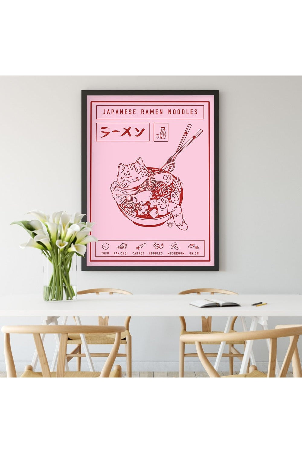 Japanese Ramen Themed Canvas