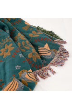 Japanese Sparrow Cozy Blanket