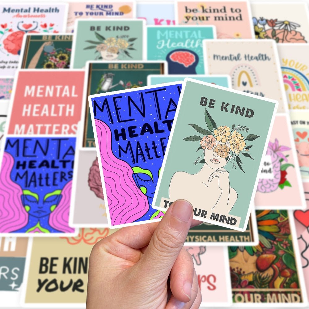 Mental Health Support Stickers