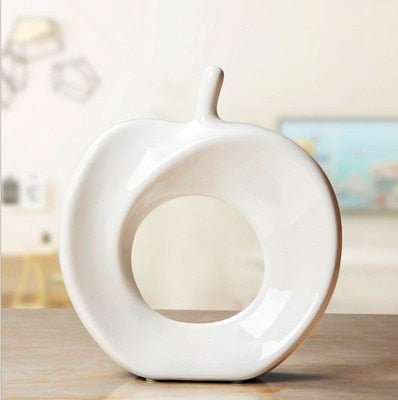 Metallic Apple Decorative Figurines