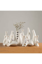 Modern White Elegance Vases