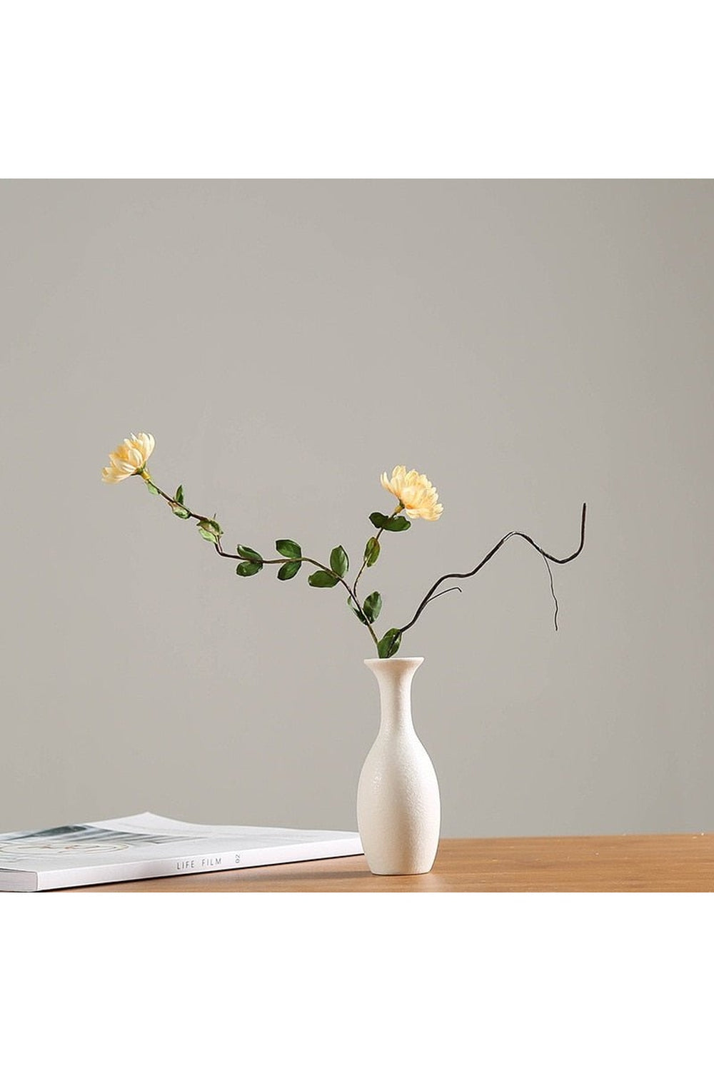 Modern White Elegance Vases