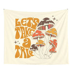 Mystical Mushroom Wall Tapestry