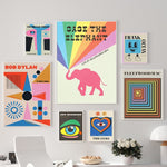 Trippy Music Bands Canvas Poster