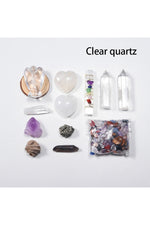 Natural Crystal Healing Set