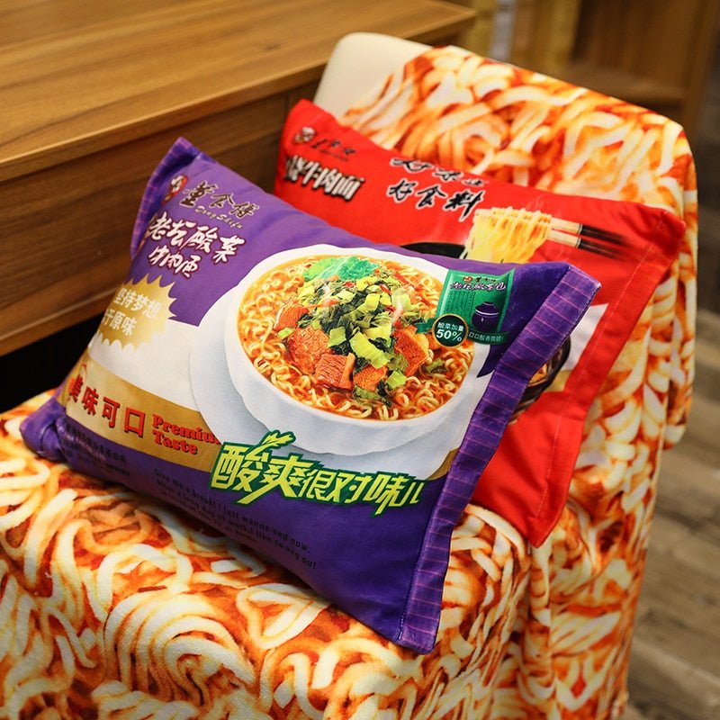 Aesthetic Noodles Pillow