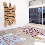 Aesthetic Painted Tiger Rug