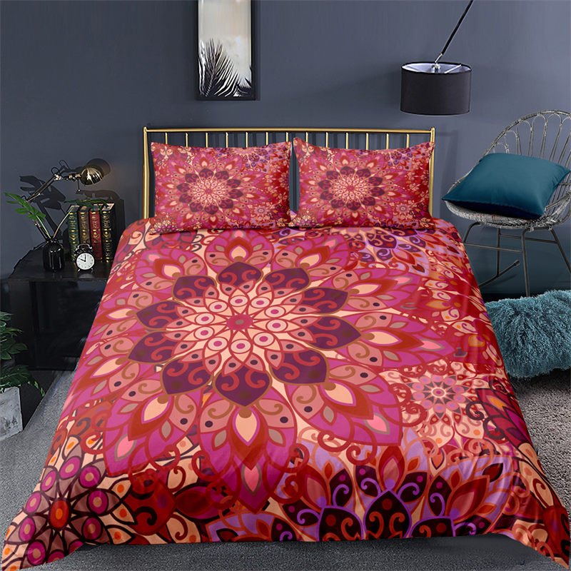 Pastel Mandala Peaceful Bedding Set