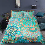 Aesthetic Pastel Mandala Bedding Set