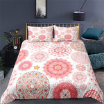 Aesthetic Pastel Mandala Bedding Set