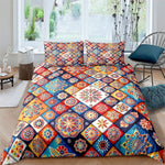 Aesthetic Pastel Mandala Bedding Set