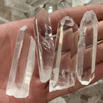 Polished Clear Quartz Crystal Charm