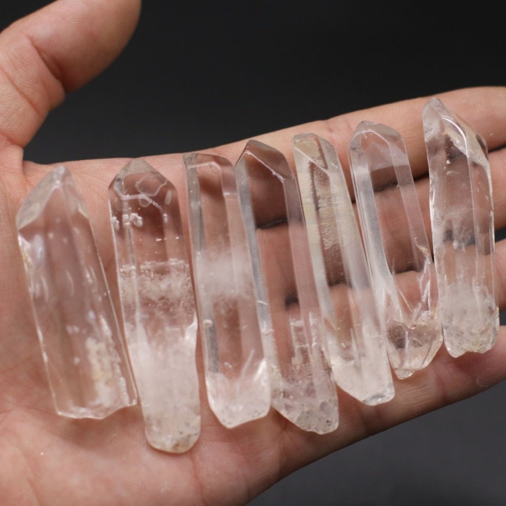 Aesthetic Polished Clear Quartz Crystal