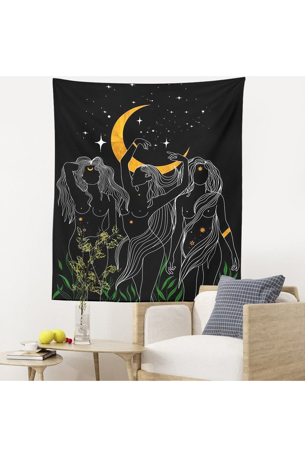 Priestesses of the Moon Mystical Tapestry