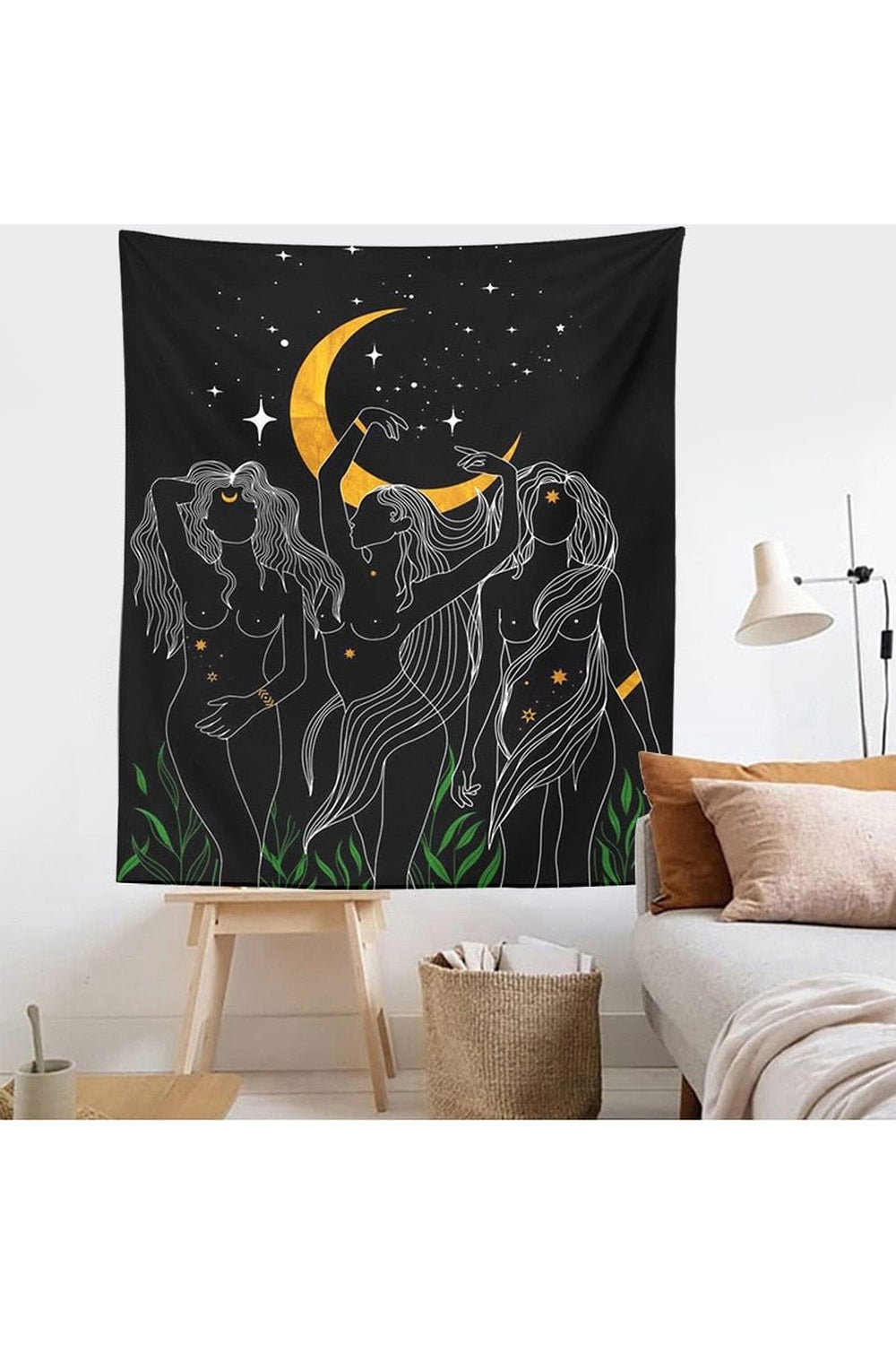 Priestesses of the Moon Mystical Tapestry