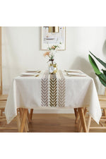 Proud Gray Elegant Tablecloth