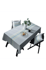 Proud Gray Elegant Tablecloth