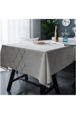 Proud Gray Elegant Tablecloth