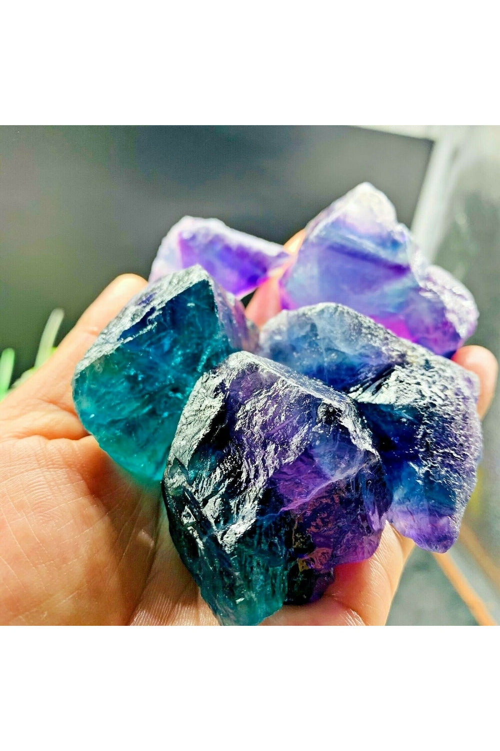 Rainbow Fluorite Healing Crystal