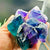 Aesthetic Rainbow Fluorite Crystal