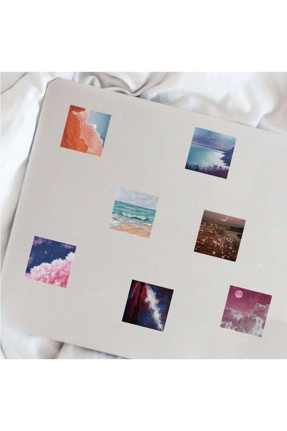 Soft Sky Scrapbooking Stickers