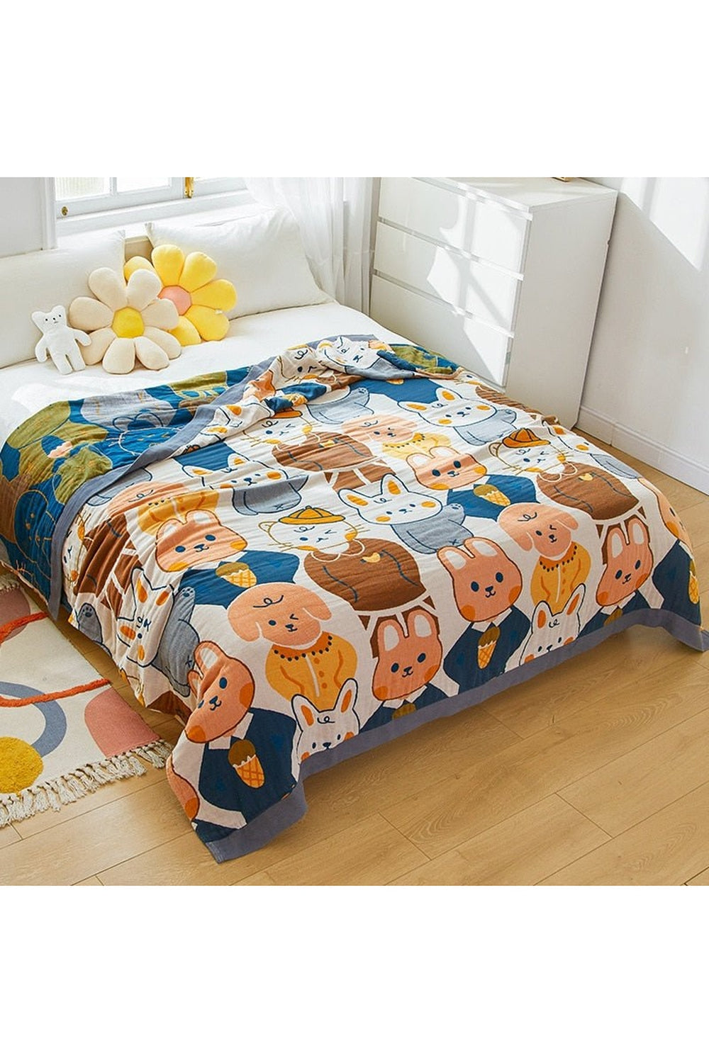 Summer Cartoon Fun Blanket