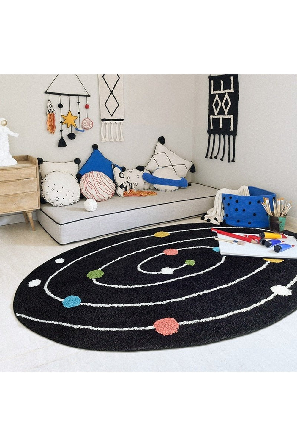 Universe Circle Creative Rug